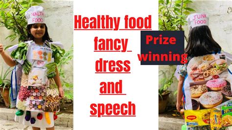 food dress|healthy food fancy dress ideas.